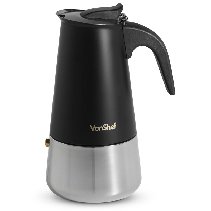 VonShef 6Cup Stainless Steel Stove Top Coffee Percolator Wayfair